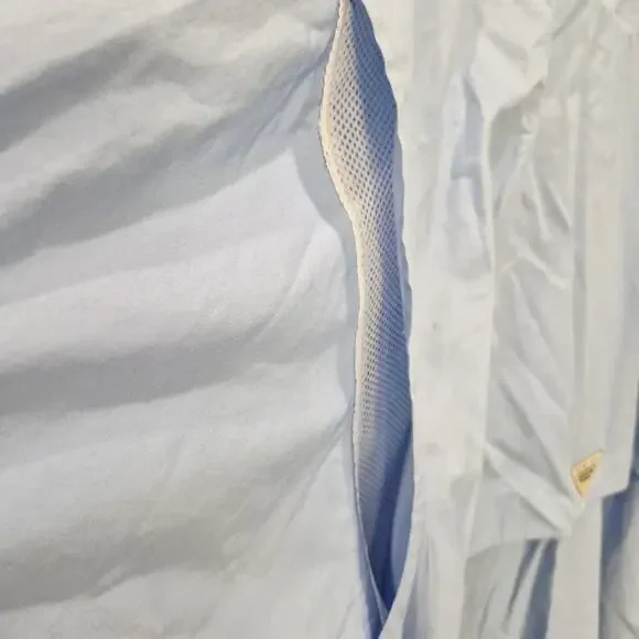 Columbia PFG Shirt Mens 2XL Blue Bonehead Fishing Short Sleeve Vent Pockets Defs - Picture 9 of 12